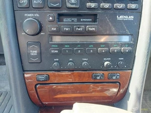 Equipo de audio receptor de radio con moldura de cuero compatible con 90-92 LEXUS LS400 3423694 - Imagen 1 de 8