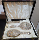 Vintage Sterling Silver Broadway Brush Set Made in England