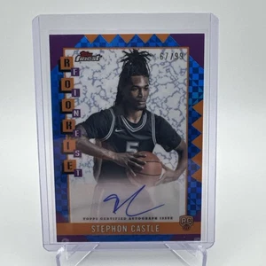 24-25 Topps Finest Basketball Rookie Finest Blue /99 Stephon Castle Auto RFA-SC - Picture 1 of 2
