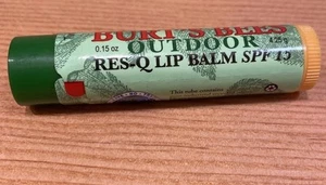 Burt's Bees OUTDOOR RES-Q lip Balm NEW ~ DISCONTINUED + RARE New - Picture 1 of 6