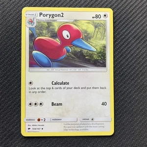 Porygon 2 104/147 Pokemon TCG: Burning Shadows Moderately Played (MP) - Picture 1 of 2