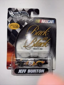 Hot Wheels Racing 1/10000 NASCAR 99 BURTON Back in Black NIP NEW - Picture 1 of 2
