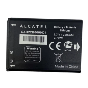 Battery CAB22B0000C1 For Alcatel 2010D OT-356 OT-665 CAB22D0000C1 750mAh 3.7V - Picture 1 of 12