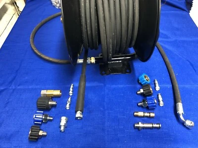 WALL MOUNTED HOSE REEL 15,20,30 METER 250 BAR RUBBER NON KINKING KARCHER ST40 - Image 1 of 4