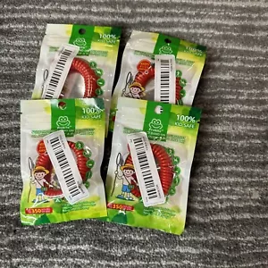 Mosquito Insect Bug Repellent Band 4 Wristbands Kids Safe Camping 350 Hours Red - Picture 1 of 5