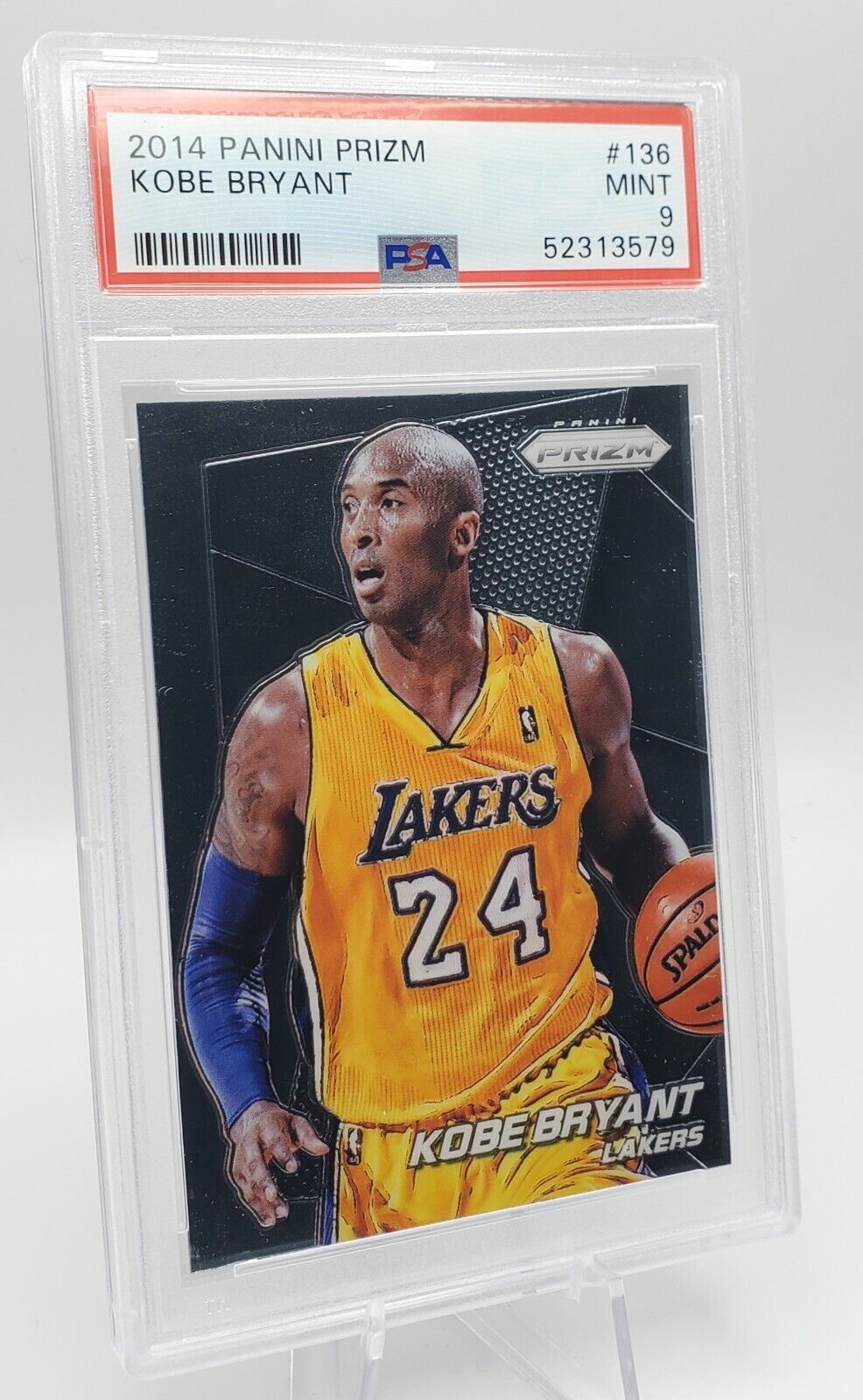 2014-15 Panini Prizm #136 Kobe Bryant PSA 9 Mint Lakers