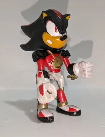 Sonic The Hedgehog Shadow Action Figure - Sonic X Metal Force Series - No Sword Cover