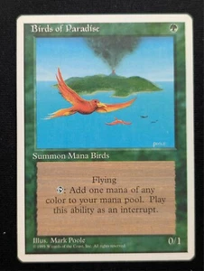 Birds of Paradise - 4th Edition - NM - MTG - Magic the Gathering - Green - Picture 1 of 4