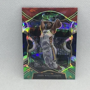 Zion Williamson 20-21 Panini Select Concourse R W G Cracked Ice Prizm - Picture 1 of 5