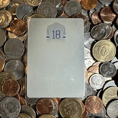 2017 ITG SUPERLATIVE Yellow PLATE MARC STAAL 1/1 Rangers Red Wings Flyers - Image 1 of 4