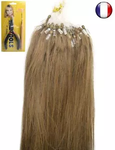 50-200 Erweiterungen Haare Anbringung Kalt - Easy Schleife Natürlich 53/60CM Cha - Imagen 1 de 4