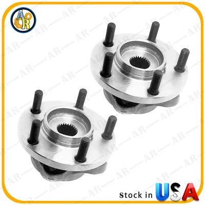Cubo de rolamento de roda dianteira 2 peças para 1996-2007 Chrysler Dodge Caravan Plymouth 5 parafusos - Imagem 1 de 4