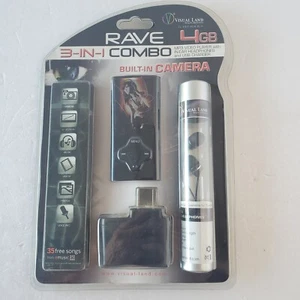Visual Land MP3 Player VL-667-4GB-Black Rave 3 in 1 Combo Bundle NEW SEALED - Picture 1 of 6