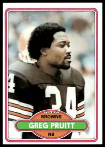 1980 Topps #150 Greg Pruitt Cleveland Browns - Picture 1 of 2