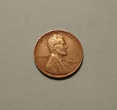 1946 WHEAT COPPER PENNY VERY RARE - NO MINT MARK Cover
