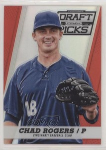 2013 Panini Prizm Perennial Draft Picks Red Prizms /100 Chad Rogers #12