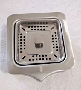Square Garbage Disposal Adaptor - Kraus GDA-1 - Stainless Steel - 4.5"X4.5" - Picture 1 of 11