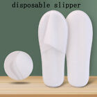 New Spa Slippers 10 Pairs Brushed Plush Closed Toe Disposable Slippers _cu