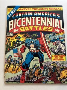 1976 Marvel Treasury Special #1 - Captain America's Bicentennial Battles Comic - Picture 1 of 3