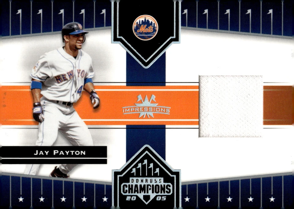 2005 DONRUSS CHAMPIONS IMPRESSIONS MATERIAL BASEBALL ASSORTED SINGLES U-PICK - Image 1 of 1