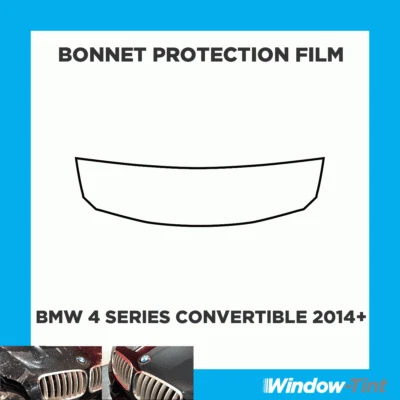 For BMW 4 Series Convertible 14+ CLEAR Bonnet PPF Scratch Guard Protection Film - Image 1 of 3