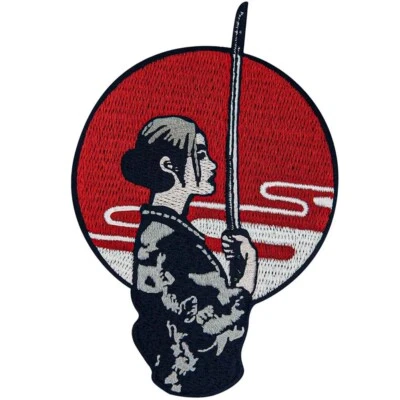Japanese Bushido Embroidered Iron /Sew On Patches Hat Jeans patch applique 1044R - Image 1 of 4