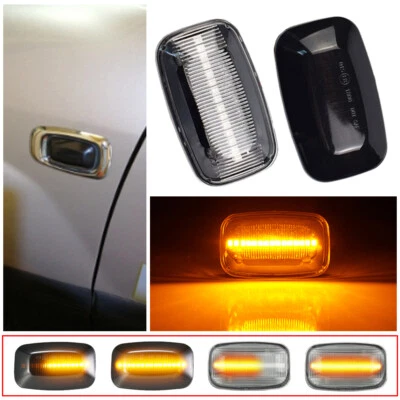 For Toyota Land Cruiser 70 80 100 Series LED Side Marker Lamp Turn Signal Light Foto 1 de 4