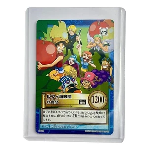 Tarjeta HOLO 2001 de colección sombrero de paja tripulación de una pieza Carddass Hyper Battle - Imagen 1 de 4