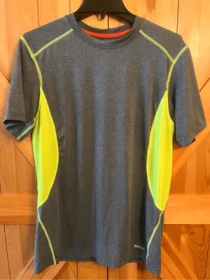 Camiseta ajustada de manga corta Tek Gear para hombre amarilla y gris XL (3791) Foto 1 de 4