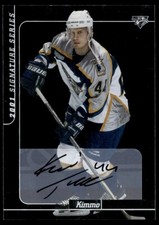 2000-01 Be a Player Signature Series Autographs Kimmo Timonen Auto Nashville