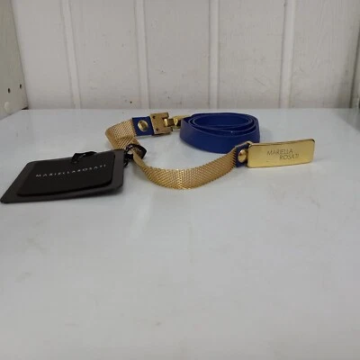 Cintura Mariella Rosati In Pelle E Metallo Oro Tg. 44 - Immagine 1 di 4