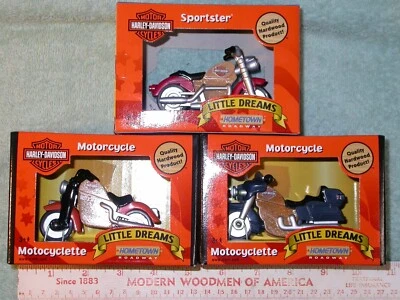Motocicletas ERTL Harley Davidson Little Dreams, Sportster Springer Electra glide Foto 1 de 3