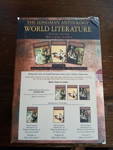 REVIEW COPY FOR LONGMAN ANTHOLOGY OF WORLD LITERATURE, VOL. 1(A, B, C) - Picture 1 of 6