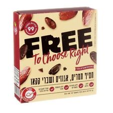 Free To Choose Right Cereal Snack With Dates Cocoa & Nuts Kosher 25g X5