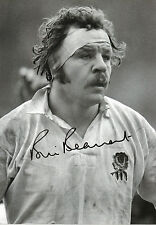 BILL BEAUMONT In Person Signed 12x8 Photo ENGLAND RUGBY UNION LEGEND Proof COA