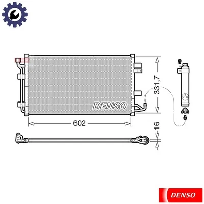CONDENSER AIR CONDITIONING DCN46035 FOR NISSAN - Image 1 of 4