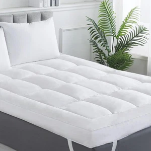 WhatsBedding 4 Zoll Memory Foam Matratzenauflage Queen Size für Rückenschmerzen, Bre... - Bild 1 von 6