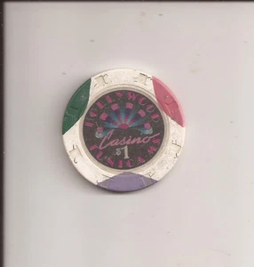 Hollywood Casino Tunica MS $1 Casino Gaming Chip - Picture 1 of 2