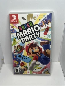 Super Mario Party (Nintendo Switch, 2018) Cartridge & Case Tested - Picture 1 of 8