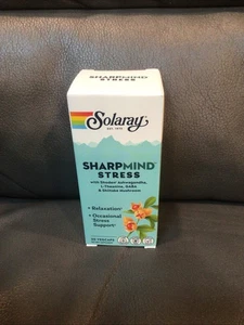 Solaray SharpMind Stress Support and Relaxation, 30 Caps EXP 10/25 - Picture 1 of 5