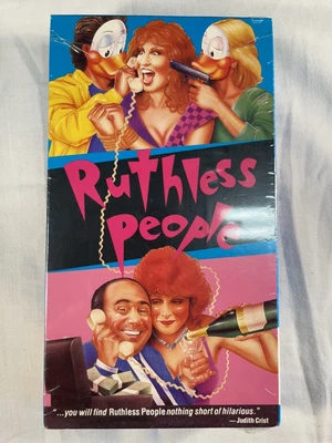 NEW  SEALED 1986 RUTHLESS PEOPLE Bette Midler VHS Video - Image 1 of 4