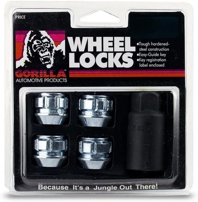 Gorilla 78631N Acorn Open End Wheel Locks (12mm x 1.50 Thread Size) - Pack of 4 Foto 1 de 4