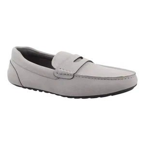 Mocasines sin cordones Alfani Marco Penny Driver gris talla 9 1/2 para hombre - Imagen 1 de 3