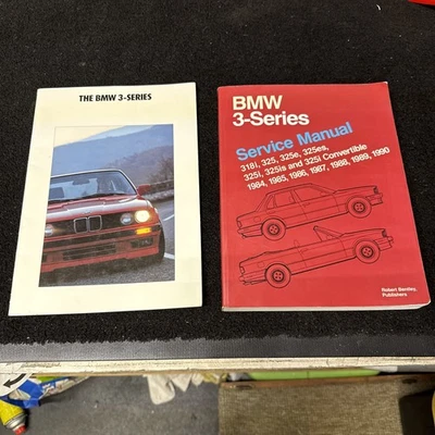BMW E30 Dealer Showroom Brochure + Service Manual 318i 325 325es 325i 325is - Image 1 of 4