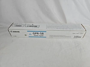 Cartuccia toner ciano originale Canon GPR-58 2183C003 nuova sigillata - Foto 1 di 8