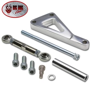 Polished Billet Aluminum Alternator Bracket Set for Chevy Small Block w/Long WP - Bild 1 von 4