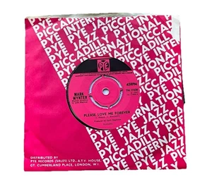 E558, Please Love Me Forever, Mark Winter, 7" 45rpm Single, Excellent Condition - Picture 1 of 4