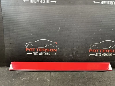 17-20 FIAT 124 SPIDER WINDSHIELD CENTER UPPER TRIM MOULDING ROSSO RED PKM - Image 1 of 4