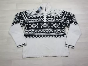 NWT - Vintage Tommy Hilfiger Men's Sweater (XL) Mohair & Wool Blend 1/4 Zip - Picture 1 of 12