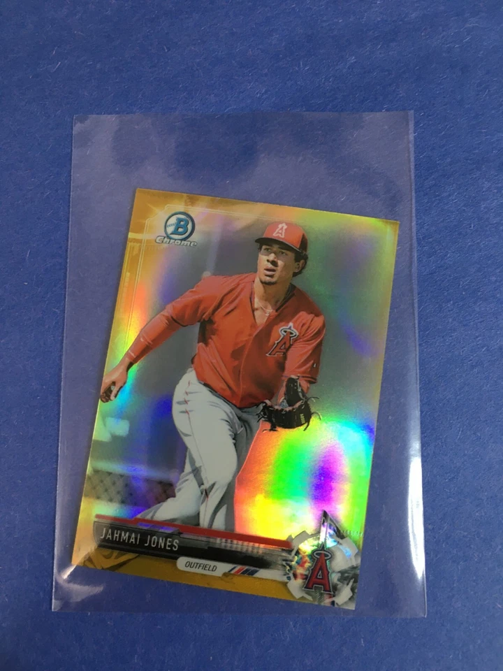 F165,298  2017 Bowman Chrome Mini Prospects Gold Refractors /50 Jahmai Jones - Изображение 1 из 1